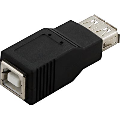 Deltaco USB 2.0 Adapter, A Female - B Female
